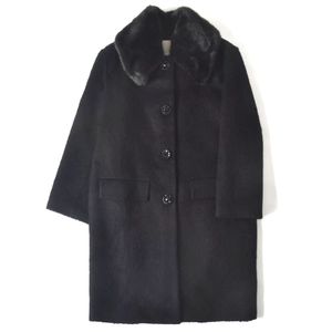 Kate Spade Wool Faux Fur lined coat